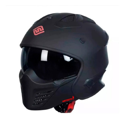 Casco Para Moto Faseed Tropper Con Máscara Y Lentes Motocity