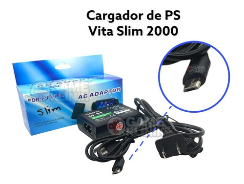 Cargador Eliminador Psp Vita Slim 2000 Completo