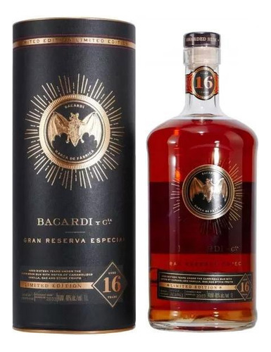 Rum Bacardi Gran Reserva Especial 16 Anos 1 Litro