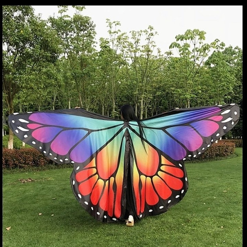 Asa De Borboleta Colorida Fantasia, Carnaval, Eventos, Dança