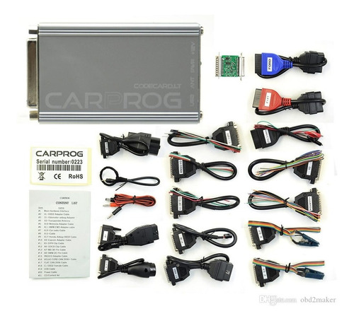 Carprog Programador Automotriz Ecu Prog Con Adaptadores