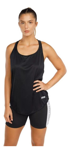 Musculosa Angelina Mujer Negro