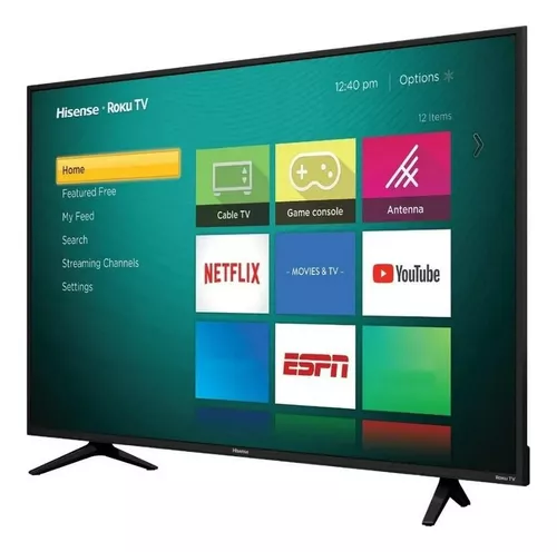 Pantalla Hisense Smart Roku TV 50 pulg. 50R6000GM Led 4K UHD