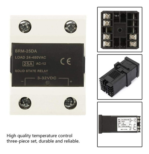 Kit Pirómetro Rex-c100 Control Temperatura Medición 0-400°c