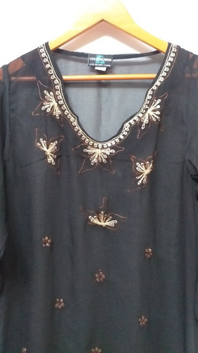 Vestido Dama Transparente TĂșnica Talle M Canoa Que Cataleya (Usado)