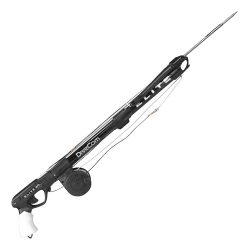 Arbalete De Pesca 60cm Com Molinete Divecom Elite Preto 60cm