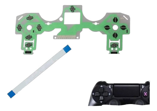 Cable Flex Control Ps4 De 14 Pines + Membrana Jdm Jds 001