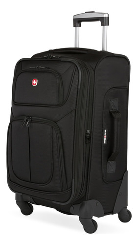Sion Softside - Equipaje Expandible, Negro -, Carry-on