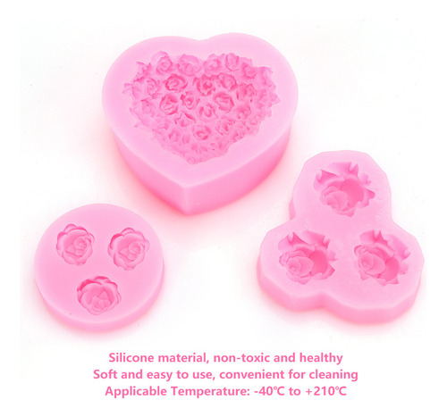 Para Molde De Silicona, 9 Piezas, Único En Forma De Corazón