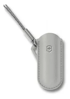 Estuche Victorinox De Cuero Mystical Morning Gris