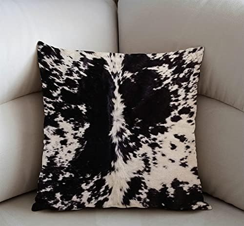 Funda De Almohada Con Estampado De Piel De Vaca Swono, Funda