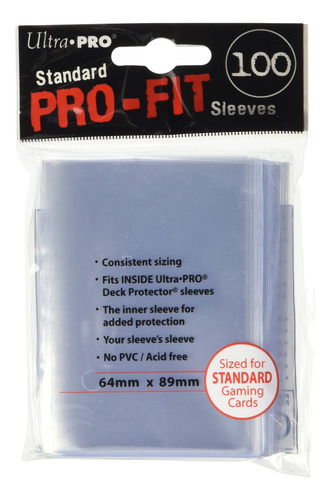 Funda Blanda Para Tarjetas Ultra Pro Fba_ulp82712 X500