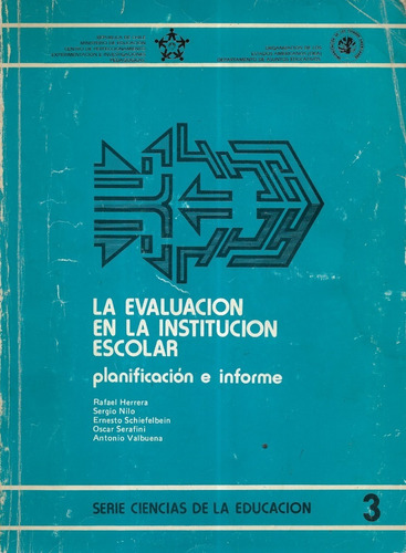 La Evaluación En La Instituc Escolar / Herrera, Nilo Y Otros