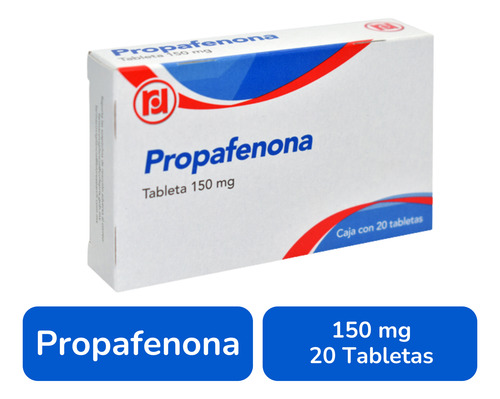 Propafenona 150 Mg Con 20 Tabletas Randall