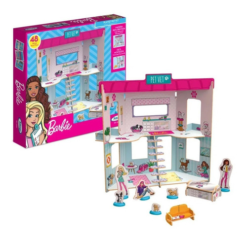 Brinquedo Barbie Playset Pet Vet Xalingo - 2319.8