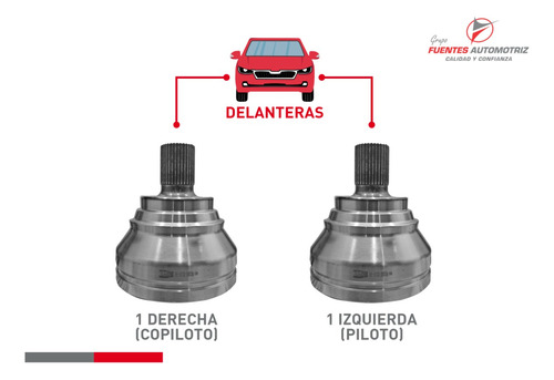 Kit 2 Espiga Lado Rueda Para Vw Caddy 1.2 2019 2020 2021