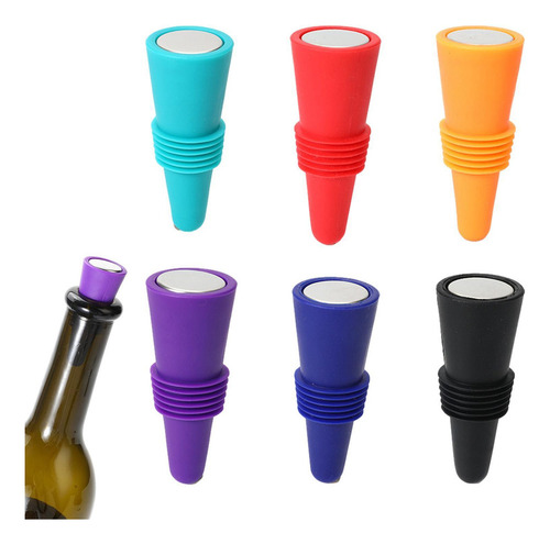 .k Tapón De Vino De Silicona Tapón De Botella De Vino Tapón