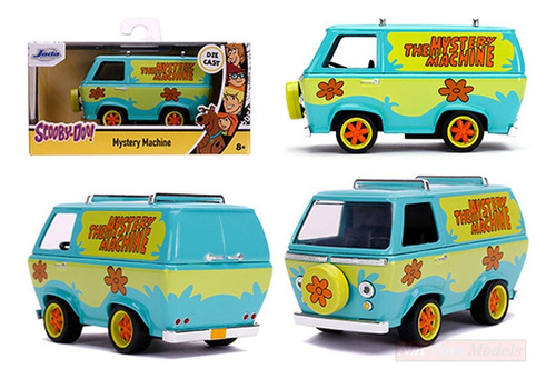 Camioneta Scooby Doo Escala 1/32 Maquina Del Misterio Metal