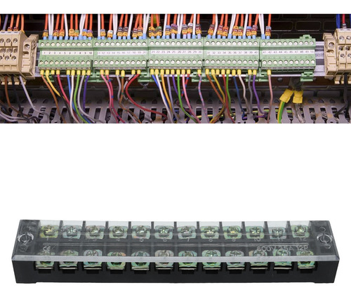 Tira De Terminales Atornillada 2 Unidades Cable De Doble H