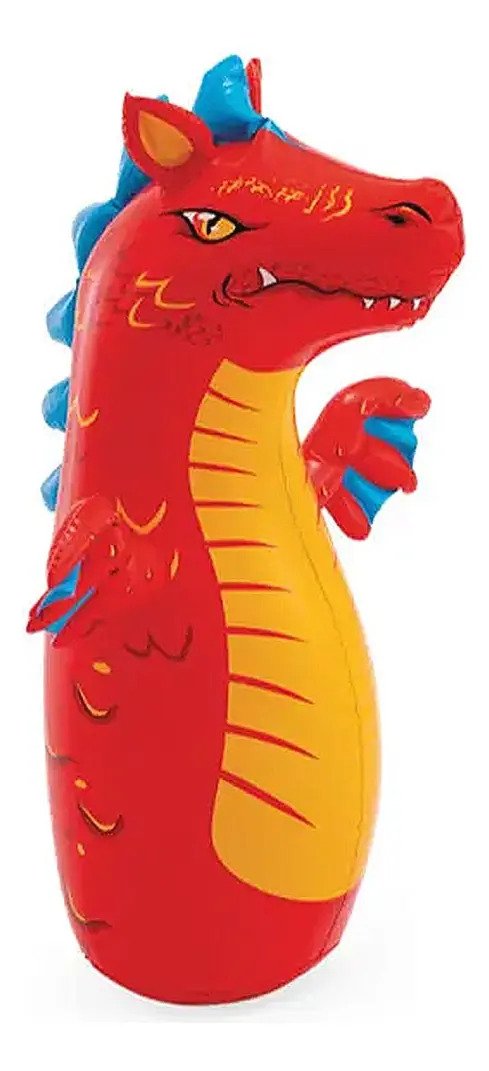 João Bobo Inflável Boneco Teimoso 3d - Intex Dragão
