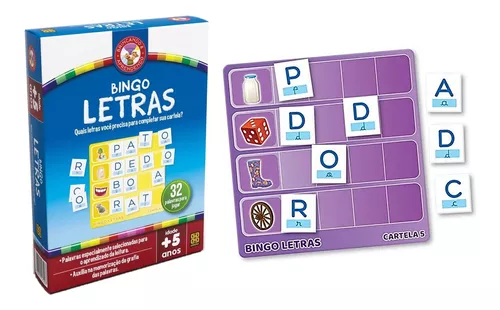 Jogo Bingo Letras - Grow 02320