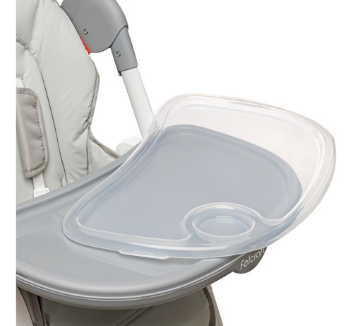 Imagen 7 de 10 de Silla De Comer Bebe Plegable Reclinable Alturas