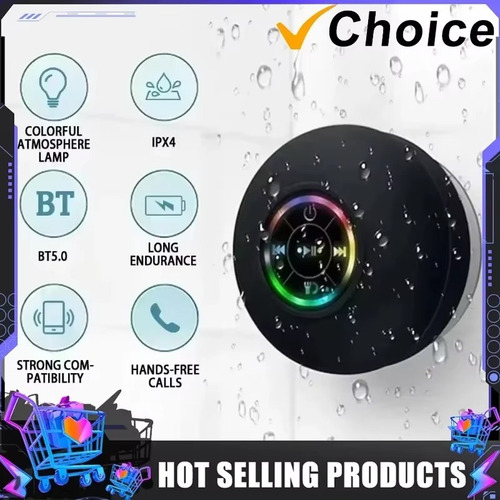 . Altavoz Inalámbrico Bluetooth A Prueba De Agua, Con