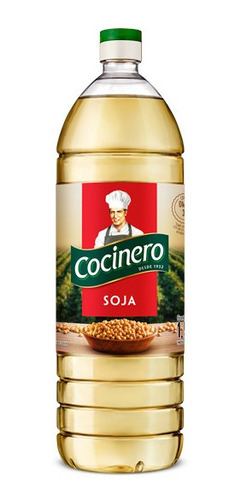 Aceite Cocinero Soja Botella 1.5 Litros.