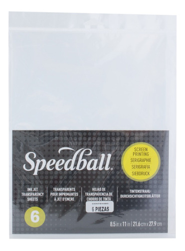 Papel Transfer Speedball Serigrafia Telas - 6 Pzas Speedball