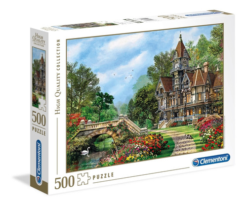 Puzzle Clementoni 500 Piezas Old Waterway Cottage Castillo