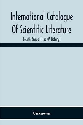 Libro International Catalogue Of Scientific Literature; F...