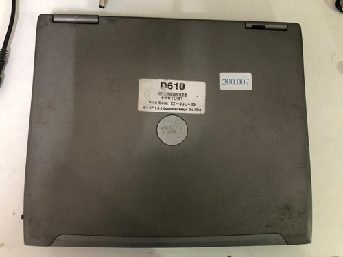 Notebook Dell Latitude D610 Pentium M Serial Rs232 Db9 Com1 (Usado)