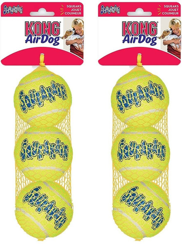 Pack De Dos Pelotas De Tenis Kong Air Squeaker