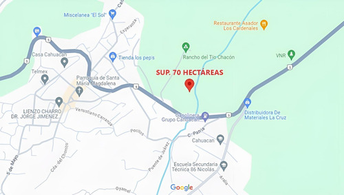 Terreno En Nicolás Romero, Edo. Méx. Sup. 70 Hectáreas.