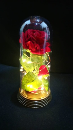 Kit 02 Luminárias A Bela E A Fera A Rosa Encantada Média