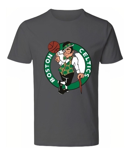 Polera Boston Celtics Nba Estampadas Algodon     