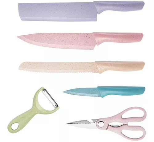 ▷ La Gotera Set Cuchillos Multifuncional para Cocina, 6 Piezas ©