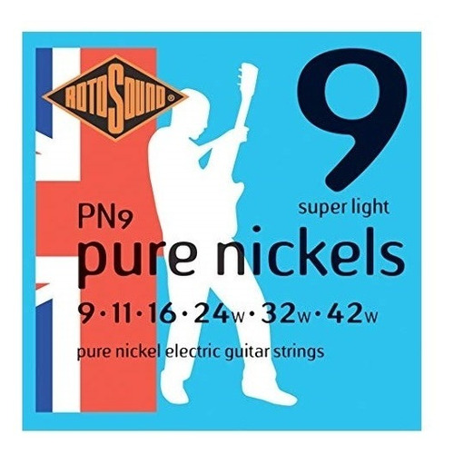 Encordado Rotosound Pn9 Pure Nickel 