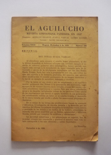 Revista El Aguilucho - Volumen Xxiii - Numero 108 - 1950 