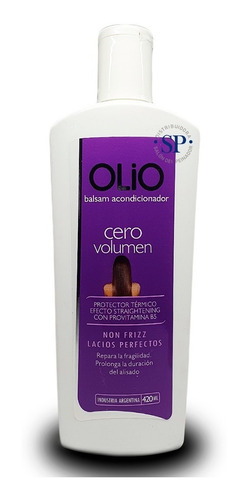 Acondicionador Olio Anti Frizz Cero Volumen Lacio Perfecto