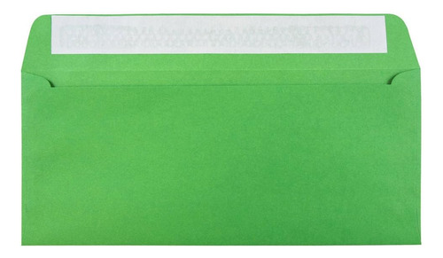 Sobres Verdes Reciclados Empresariales Con Cierre 4x9 Cm, 10