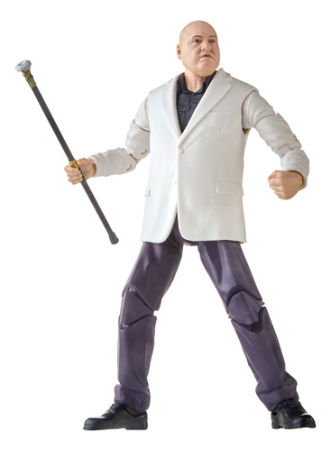 Kingpin Wilson Fisk Marvel Legends Hawkeye Disney+ Series Baf Hydra Stomper Figura De Acción Coleccionable Hobbie Hasbro De 15 Cm. Gran Articulación Y Diseño Premium Detallado Con Accesorios