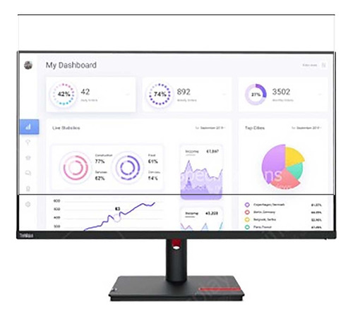 Protector Pantalla Para Lenovo Thinkvision Pelicula Tpu No