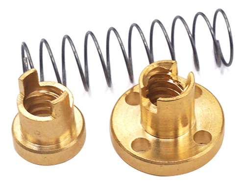 Tornillo T8 Con Holgura, Tuerca, 2 Mm, Paso De 2 Mm, Impreso