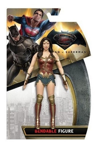 Dc Batman V Superman Fig Mujer Maravilla Flex 15 Rre Dc3963