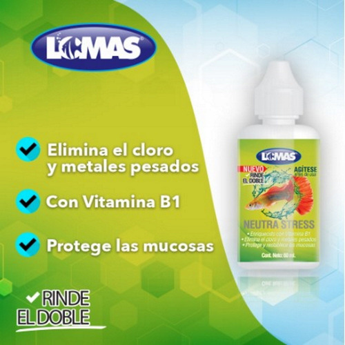 Neutra Stress Contiene 120ml Vitamina B1 Elimina Cloro Lomas