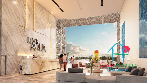 Cad Live Aqua 1306. Departamento De Playa En Preventa Con Terraza Y Alberca Privada