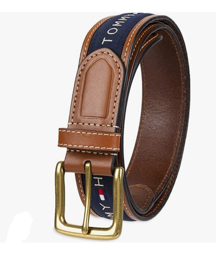 Tommy Hilfiger Cinturón De Cuero Con Incrustaciones T 34