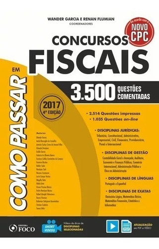 Como Passar Em Concursos Fiscais - 04ed-2017