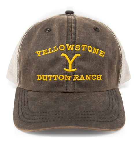 Gorra Con Logotipo Yellowstone Dutton Ranch Auténtico Diseño